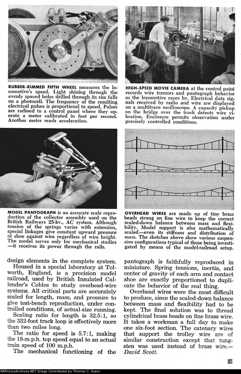 "Model Trains Show How To Build Big Electrics," Page 85, 1961